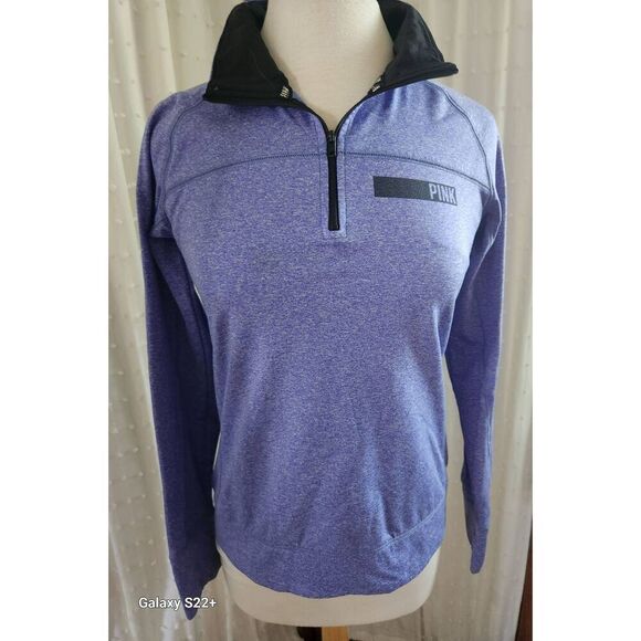 A7  PINK Victoria's Secret half zip pullover jacket - Picture 1 of 7